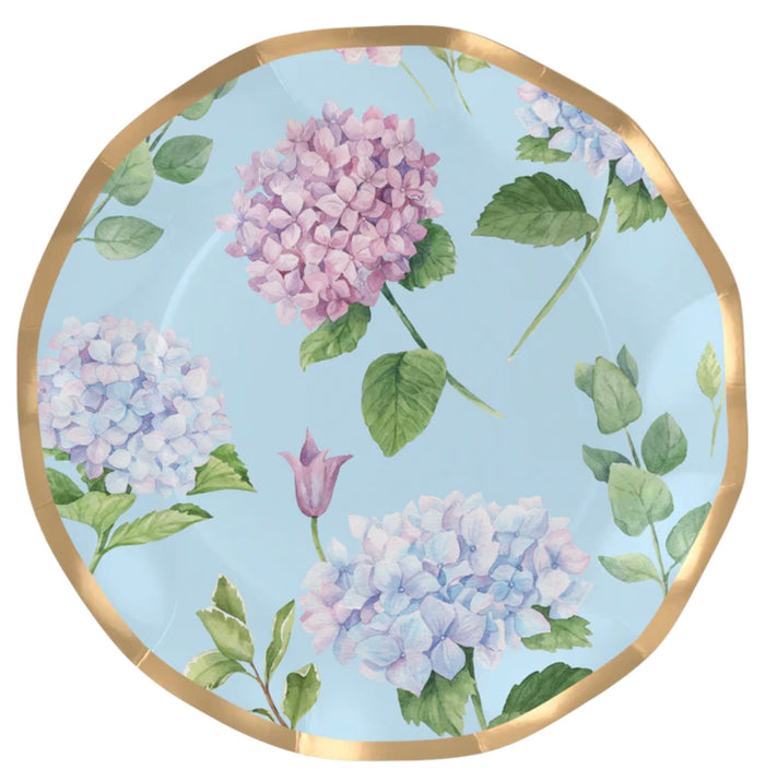 Sophistiplate Wavy Dinner Plate - Hydrangea