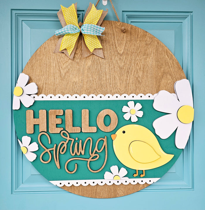 Spring Chicky Door Hanger-wholesale