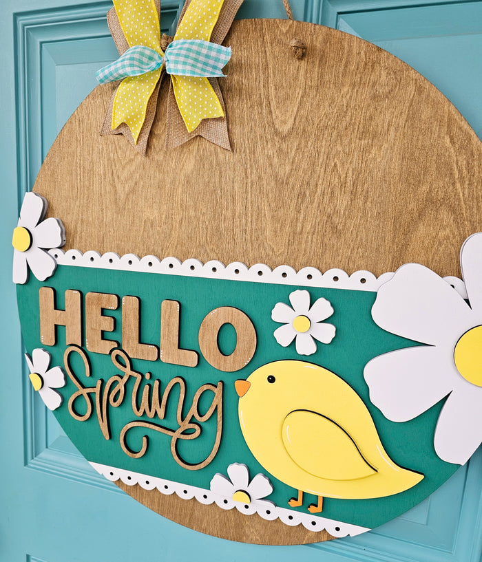 Spring Chicky Door Hanger-wholesale