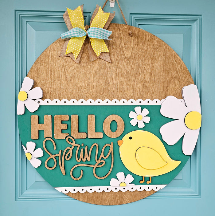 Spring Chicky Door Hanger-wholesale