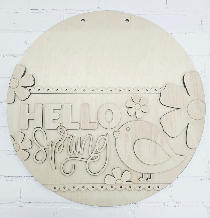 Spring Chicky Door Hanger-wholesale