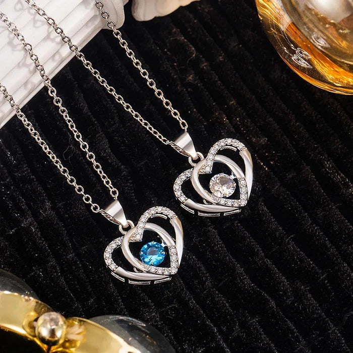 Sterling Silver Necklace Heart Shaped Pendant Minimalist Jewelry Holiday Gifts 2026 Gift-Ready