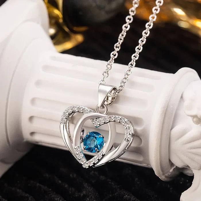 Sterling Silver Necklace Heart Shaped Pendant Minimalist Jewelry Holiday Gifts 2026 Gift-Ready