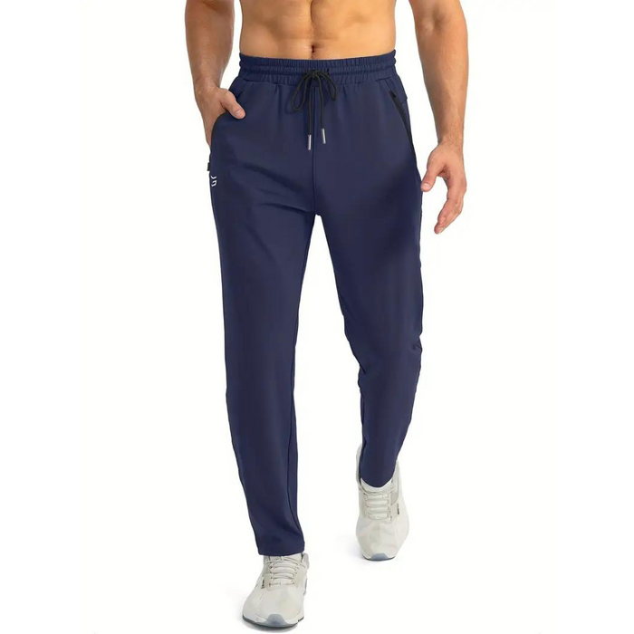 Stretchy men's joggers – breathable nylon, for training and lounging 0