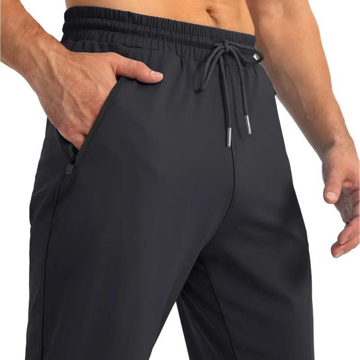 Stretchy men's joggers – breathable nylon, for training and lounging 5