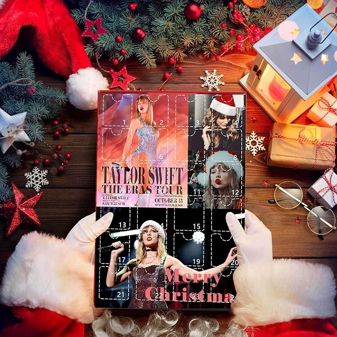 Taylor Swift-Inspired Bracelets Advent Calendar Gift 24 Days 2025 – Perfect Holiday Surprise!