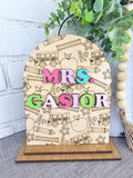 Teacher Desk Sign