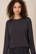 The Long Sleeve Crop Tee T-Shirts The Great