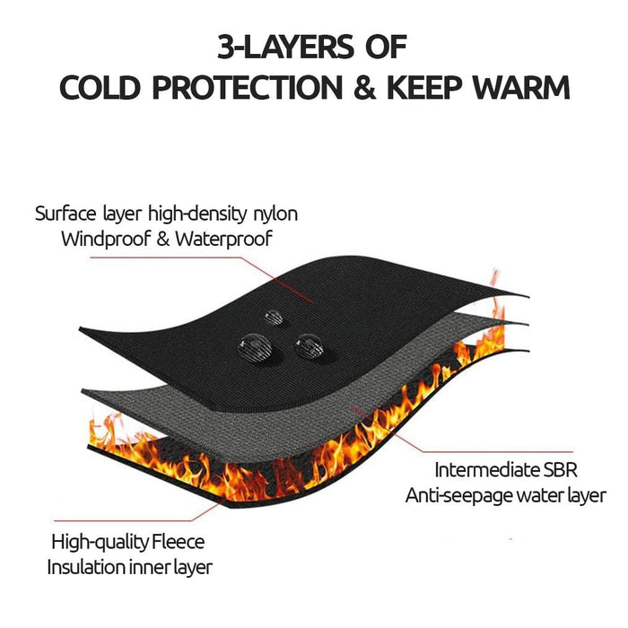 Thermal Gloves Fleece Lined Cycling Ski Gloves Fall 2025