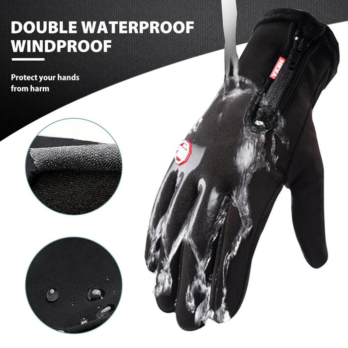 Thermal Gloves Fleece Lined Cycling Ski Gloves Fall 2025