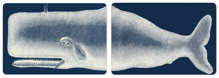 Thomas Paul Scrimshaw 2-Part Whale Tray