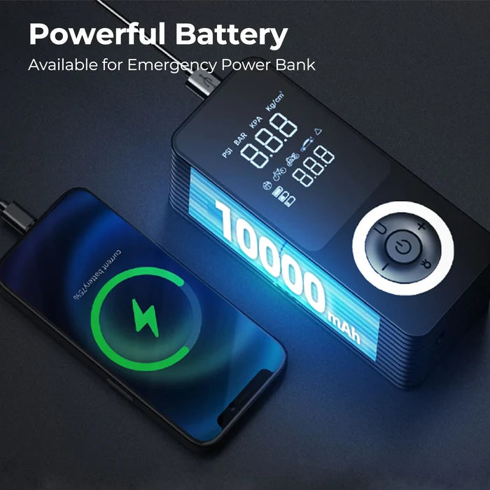 Tire Inflator Portable Digital Pump With Auto Shutoff