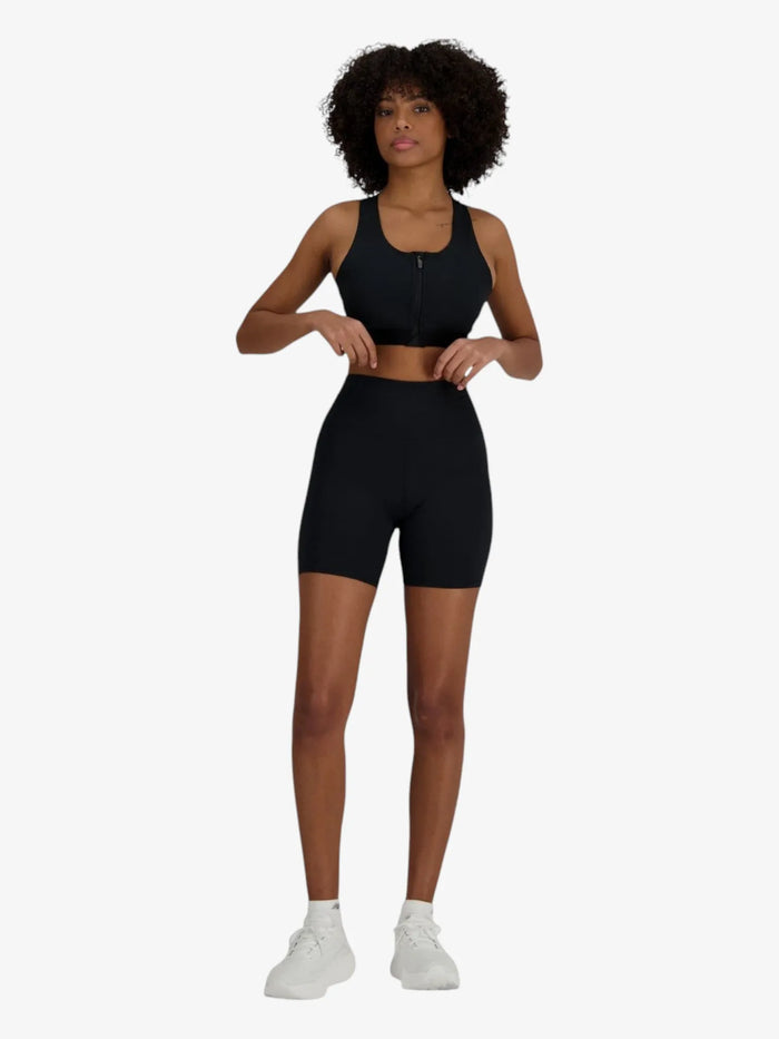 Top Deportivo New Balance Mujer NB Sleek Medium Support Pocket Zip Training