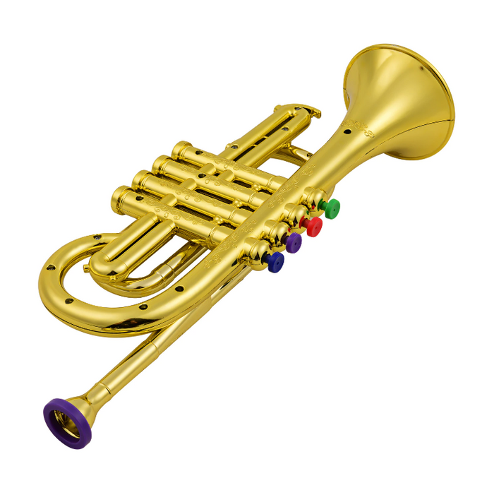 Trumpet Toy For Kids, Realistic Sound, Safe ABS Construction, Back To School 2025 Gift