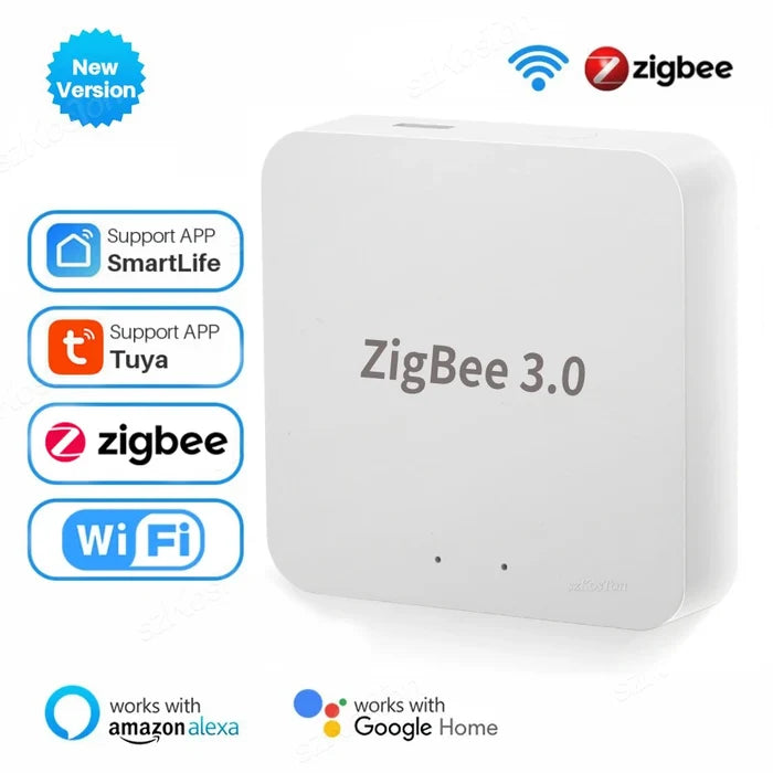 Tuya Zigbee 3.0 Gateway Hub Smart Home Wireless Bridge Alexa Google