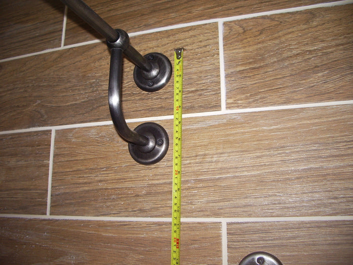 U Shaped Shower Curtain Rod for Bathroom, Fitting and Dressing room for Wall Mounting at Custom Size