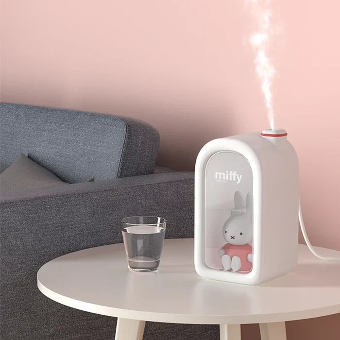 Ultrasonic Humidifier 380ml Doll Design Desktop Humidifier Back To School 2025 Quiet LED Mood Light Gift
