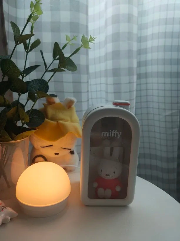 Ultrasonic Humidifier 380ml Doll Design Desktop Humidifier Back To School 2025 Quiet LED Mood Light Gift