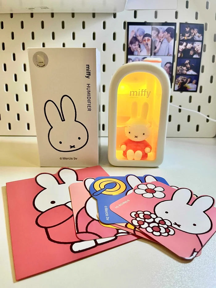 Ultrasonic Humidifier 380ml Doll Design Desktop Humidifier Back To School 2025 Quiet LED Mood Light Gift