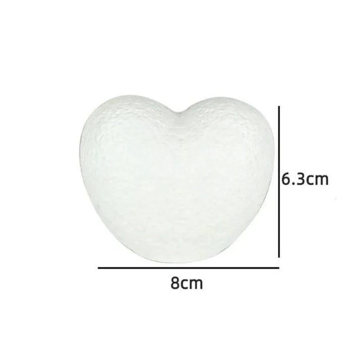 Unique 3D Heart-Shaped Night Light - Romantic Valentine's Day Gift & DIY Table Decor, White & Pink