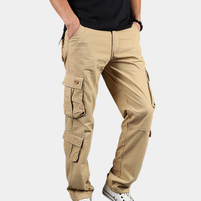 Versatile men's cargo pants – trendy fit, durable fabric, for casual outings 2