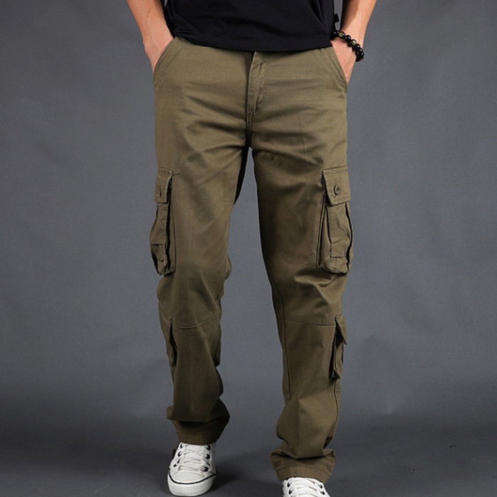 Versatile men's cargo pants – trendy fit, durable fabric, for casual outings 5