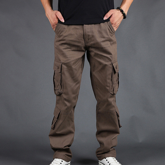 Versatile men's cargo pants – trendy fit, durable fabric, for casual outings 6