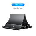 Vertical Laptop Stand with Silicone Grip - Dual Device Holder for MacBook & Tablet, Heat Dissipation,