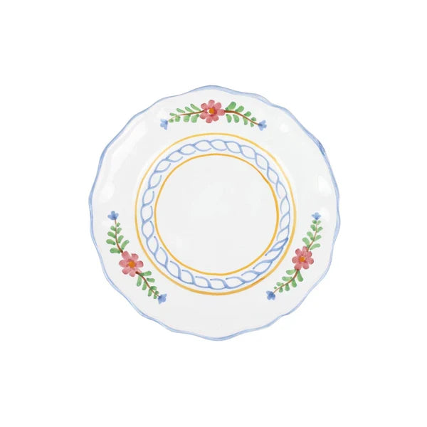 Vietri Bella Rosa Salad Plate