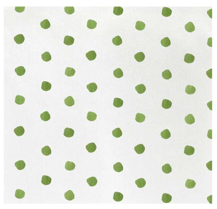 Vietri Green Dot Paper Cocktail Napkins