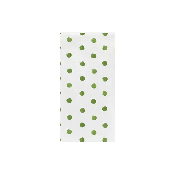 Vietri Green Dot Paper Guest Towel