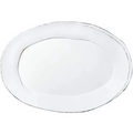 Vietri Lastra Oval Platter- White