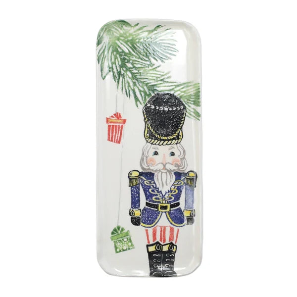 Vietri Nutcrackers Narrow Rectangular Platter
