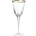 Vietri Optical Gold Water Glass