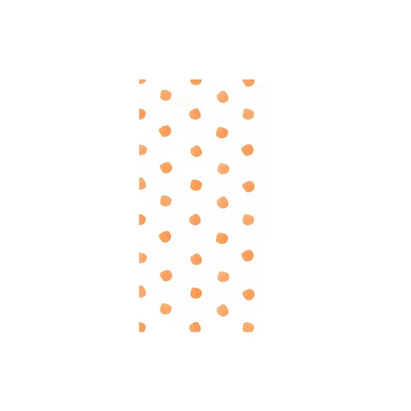 Vietri Orange Dot Paper Guest Towel