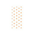 Vietri Orange Dot Paper Guest Towel