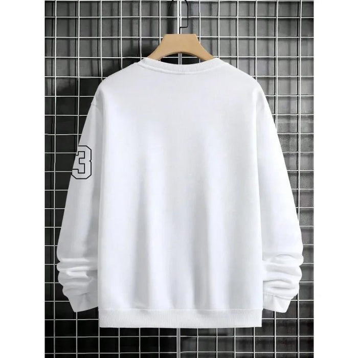 Warm Men’s Sweatshirt – Relaxed Crewneck, Fleece, Casual