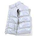 Warm Polished Men’s Down Vest - Quilted Duck Down, Winter