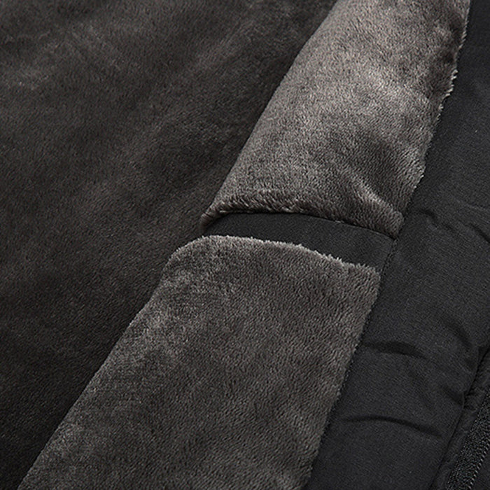 Waterproof Men's Rain Jacket - Hooded Colorblock, Packable