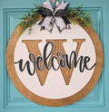 Welcome Initial Door Hanger-wholesale