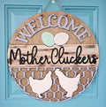 Welcome Mother Cluckers Door Hanger-wholesale