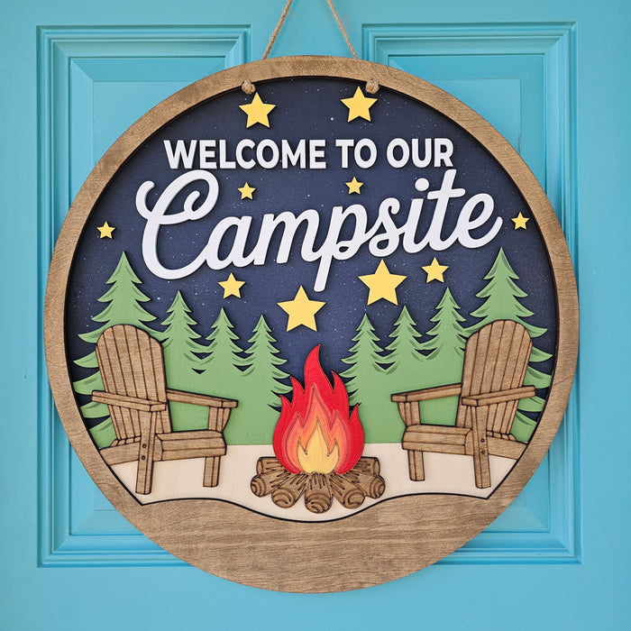 Welcome to our Campsite Fire Door Hanger-wholesale