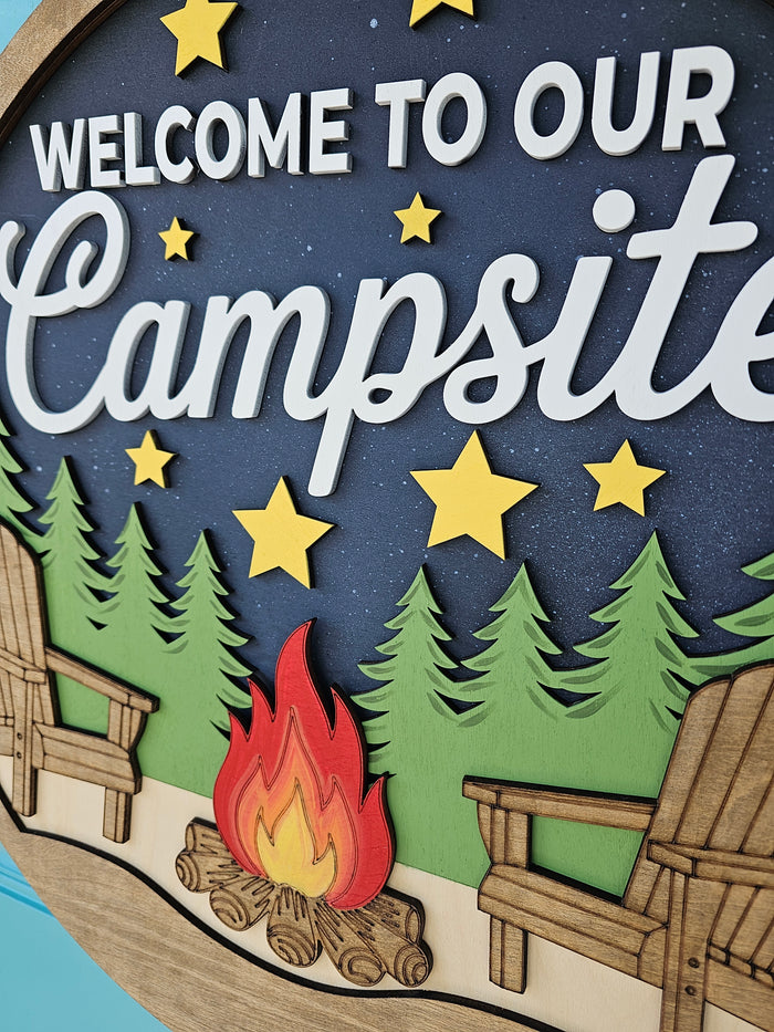 Welcome to our Campsite Fire Door Hanger-wholesale