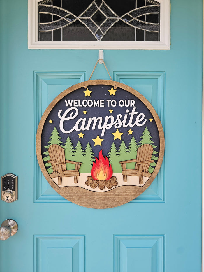 Welcome to our Campsite Fire Door Hanger-wholesale
