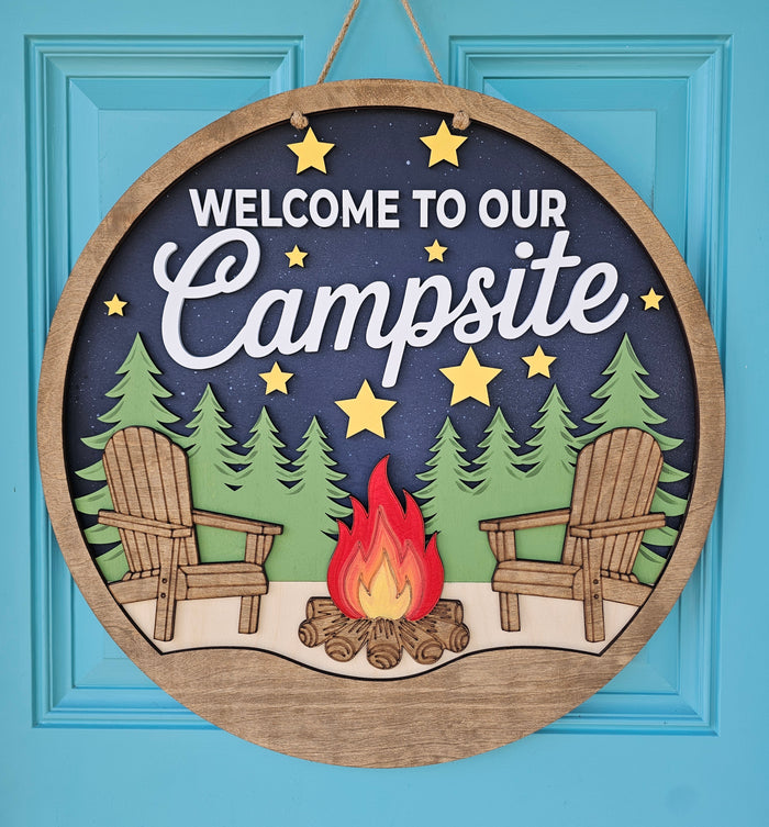 Welcome to our Campsite Fire Door Hanger-wholesale