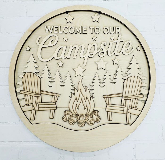 Welcome to our Campsite Fire Door Hanger-wholesale