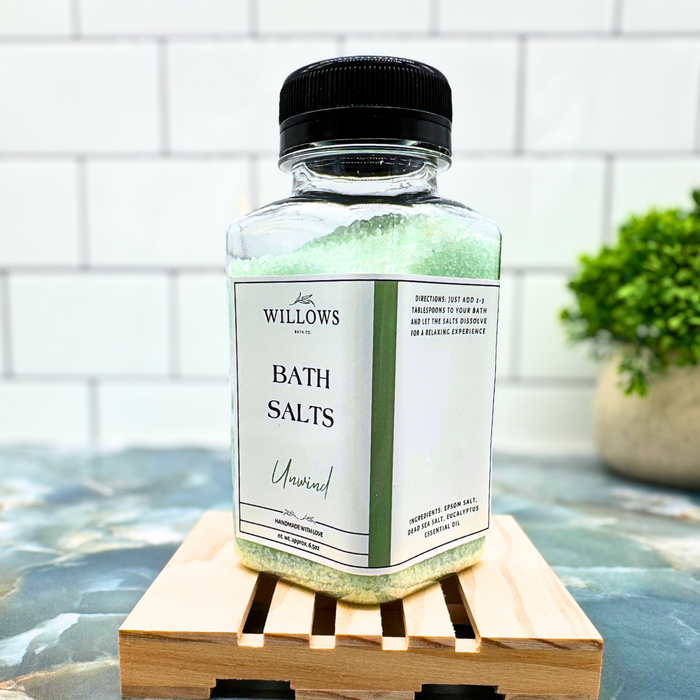Willows Bath Salts | Unwind - Eucalyptus