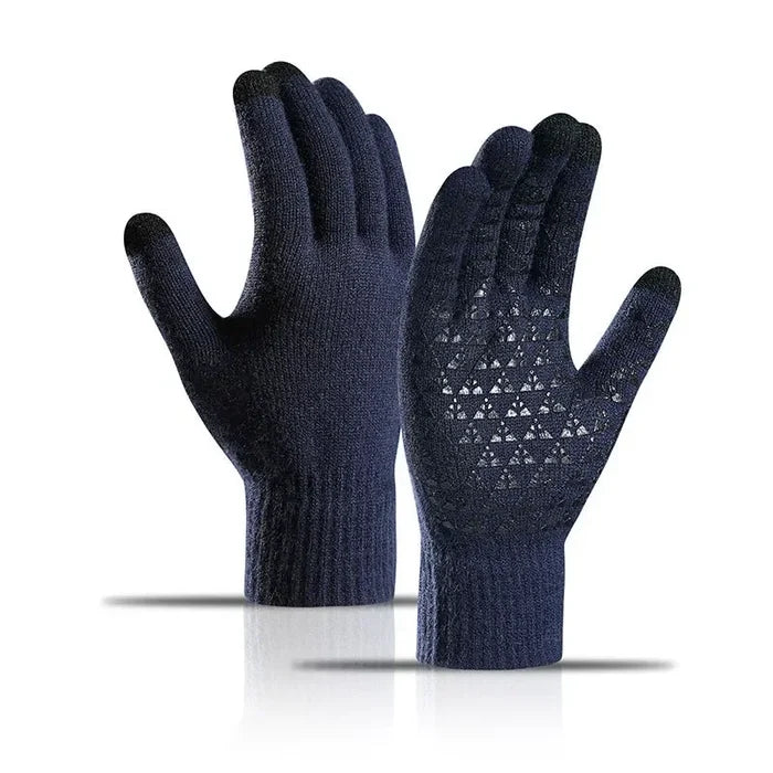 Winter Gloves Thermal Knit Touchscreen Outdoor Running Cycling Driving 2026 Winter Essentials Gift