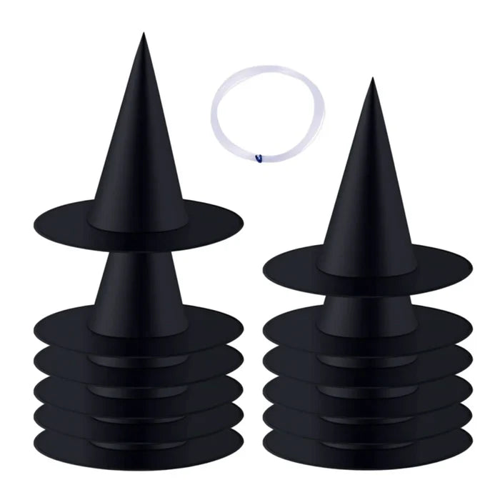 Witch Hats Hanging Decor Halloween Props Indoor Outdoor