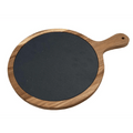 Wooden Board with Natural Slate Serving Platters Wooden Board with Natural Slate Wooden Board with Natural Slate Quality Wood